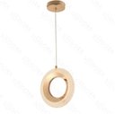 Ver imagem 1 de Pendente 20×20cm 9w 900lm 3000k Bivolt Metal Dourado+acrilico Cabo:2m