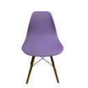 Ver imagem 3 de Kit 4 Capa de Cadeira Charles Eames Eiffel Pé Palito Malha Lisa:lilás