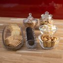 Ver imagem 2 de Kit 5 Pratos de Cristal Leaf 39x14cm Lyor Travessa Bandeja Pães Doces Hotel Pousada