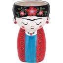 Ver imagem 1 de Vaso Decorativo Planta Cachepô Cerâmica 21x13x13cm Colorido