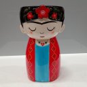 Ver imagem 2 de Vaso Decorativo Planta Cachepô Cerâmica 21x13x13cm Colorido