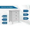 Ver imagem 5 de Mesa Cabeceira Maggiore C- 3 Gavetas Rovere-amêndoa - Lopas