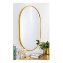 Ver imagem 6 de Espelho Oval 70x50cm com Moldura Alumínio Dourado