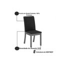 Ver imagem 3 de Sala de Jantar Completa Orus C- Tampo Madeirado 120x80cm e 4 Cadeiras Isa Nature-off White - Linho