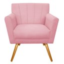 Ver imagem 3 de Kit Diva Recamier Vanessa 160cm Lado Esquerdo e 02 Poltronas Laura Suede - Doce Sonho Móveis RECAMIE