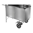 Ver imagem 3 de Carrinho de Churrasco Luxo Inox com Rodas Maciças Cefaz