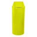 Ver imagem 1 de Lixeira Plástica Tampa Vai-vem 22 Litros Amarelo