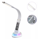 Ver imagem 2 de Luminária Abajur Rgb Flexível Led Smart Relógio de Mesa