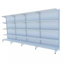 Ver imagem 1 de Gondola Parede 170 Fit Ate 4 Metros Branco 20 Bandeja Sp Etiqueta