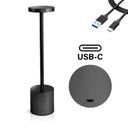 Ver imagem 3 de Kit 4 Luminárias de Mesa Touch Candeeiro Led sem Fio Recarregável Preta