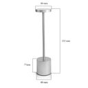 Ver imagem 7 de Kit 4 Luminárias de Mesa Touch Candeeiro Led sem Fio Recarregável Preta