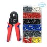 Kit Alicate Crimpar Fio + 2500 Terminais Ilhós 0,25-10mm² HSC8 6-4A - 1