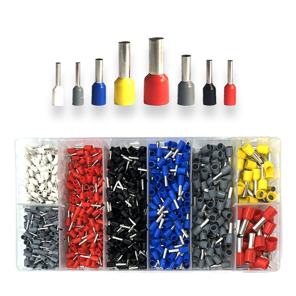 Kit Alicate Crimpar Fio + 2500 Terminais Ilhós 0,25-10mm² HSC8 6-4A ...