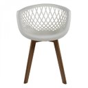 Ver imagem 5 de Cadeira para Sala de Jantar Web Wood Branco