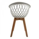 Ver imagem 2 de Cadeira para Sala de Jantar Web Wood Branco