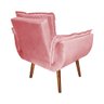 Poltrona Opala Deluxe Tecido Veludo Rosa - 2