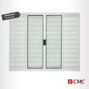 Ver imagem 3 de Veneziana de Alumínio Branco 1,20 (a) X 1,20 (l) sem Grade 6fls. Linha Modular