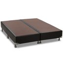 Ver imagem 1 de Cama Box Base Universal Queen Americana Courano Nero Black (158x198x23) - Ortobom