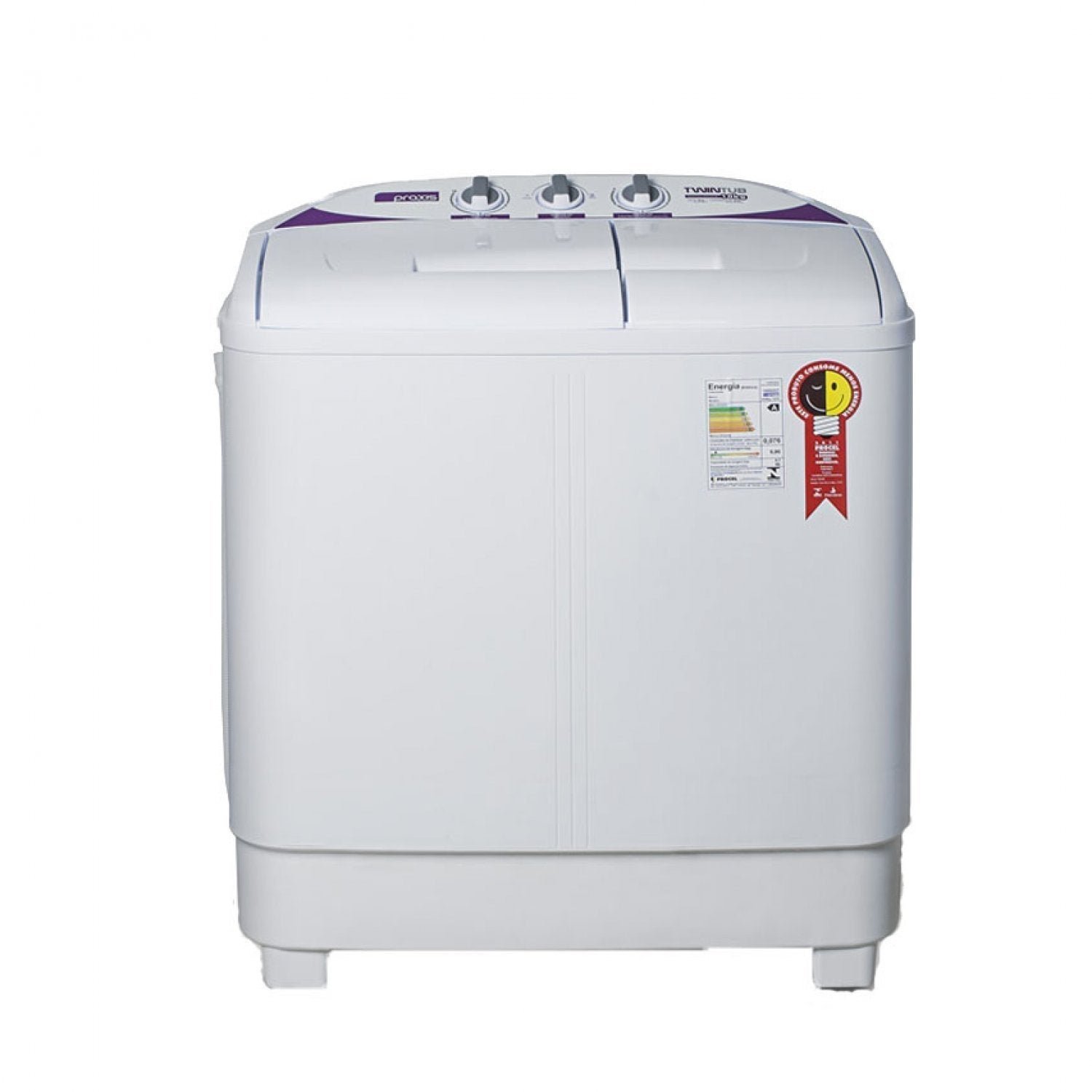 Máquina Lavar Semi-Automática 10kg 110V Praxis Twin Tub Grifit - 1