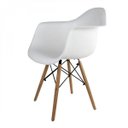 Ver imagem 1 de Cadeira Eames com Braço Polipropileno Arm Dsw Branco
