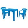 Kit com 1 Mesinha + 2 Poltroninhas Kids Mor - Azul - 7