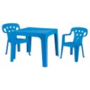 Ver imagem 7 de Kit com 1 Mesinha + 2 Poltroninhas Kids Mor - Azul