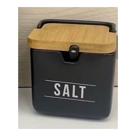 Saleiro Preto Manhattan 270ml Hauskraft