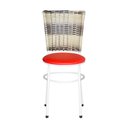 Ver imagem 5 de 4 Cadeiras para Mesa Branca Hawai Cappuccino Premium Cor:vermelho