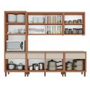 Ver imagem 3 de Cozinha Maitê Modulada - Freijó/off White