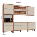 Ver imagem 2 de Cozinha Maitê Modulada - Freijó/off White