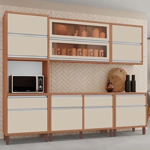 Cozinha Maitê Modulada - Freijó/off White