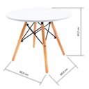 Ver imagem 4 de Mesa Redonda Infantil 60cm Eames Dsw 