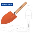 Ver imagem 3 de Kit Conjunto Jardinagem 3 Peças Cabo Madeira + Borrifador 1 Litro | Tramontina