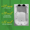 Ver imagem 6 de Banheira Dupla Lindóia Combate com Hidro em Acrílico - 1.40x1.10x0.40 - 127v