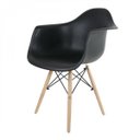 Ver imagem 1 de Cadeira para Sala de Jantar Eames Arm Dsw-m Preto