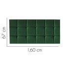 Ver imagem 2 de Painel Estofado Luxo Espanha 160cm Queen Size para Cama Box Suede Verde Musgo - Gat Magazine