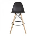 Ver imagem 2 de Banqueta Alta com Encosto Eames Dsw Preto
