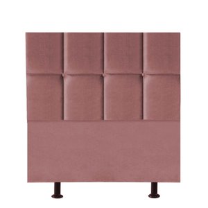 Cabeceira para Cama Box Solteiro 90 Cm Poliana:rose