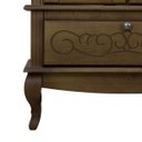 Ver imagem 6 de Cristaleira com 2 Portas e Laterais em Vidro 1 Gaveta Pés Luiz Xv 5113 Genebra - Capuccino