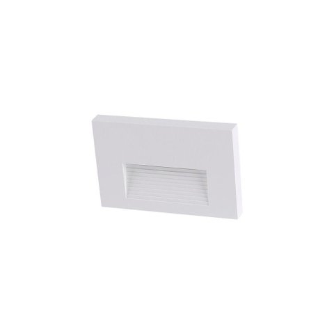 Balizador Nordecor Maja Sobrepor Led Bivolt Branco 3000k Luz Amarela 2708
