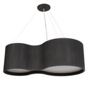 Ver imagem 1 de Pendente Lustre Madeira Violão 70cm - Preto