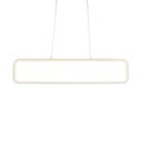 Ver imagem 1 de Lustre Pendente Quality Recto 1320 Led Bivolt Branco