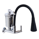 Ver imagem 3 de Torneira Gourmet Abs Filtro Parede Jato Duplo Silicone Preto