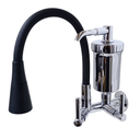 Ver imagem 5 de Torneira Gourmet Abs Filtro Parede Jato Duplo Silicone Preto