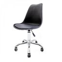 Ver imagem 1 de Cadeira Escritório Eames Estofada Saarinen PP Base Aço Cromado