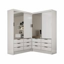 Ver imagem 2 de Closet Casal Duplo Sevilha 4 Portas Plus 12 Gavetas Carioca Móveis