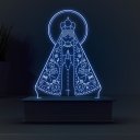 Ver imagem 1 de Luminária de LED Nossa Senhora Aparecida - Azul