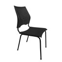 Ver imagem 4 de Cadeira Fixa Metal Versat Plastica para Escritório Escolas Recepção Preta