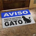 Ver imagem 2 de Tapete Capacho Aprovados Pelo Gato - 60 x 40cm