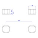 Ver imagem 2 de Acionamento de Misturador de Mesa Quadrado Deca You Cromado Deca